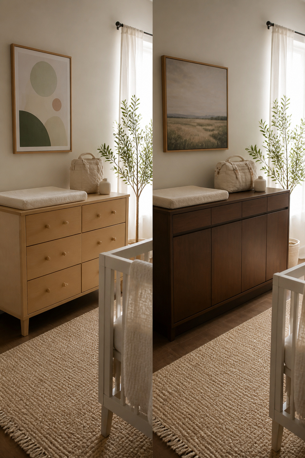Castlery Harper Sideboard with a refined look in a nursery.