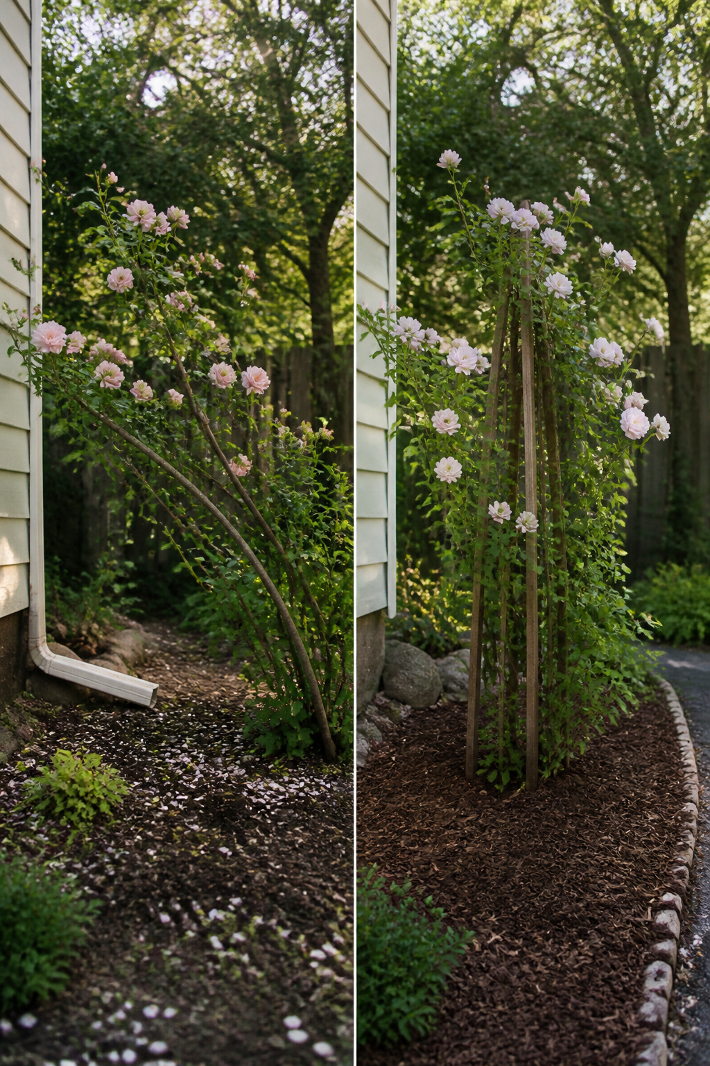 A thoughtful gardener reflects on growing New Dawn roses.