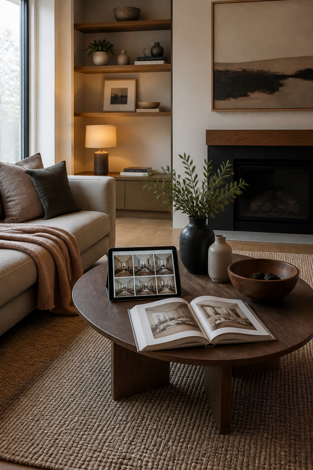 An image of a smartphone showing a private Instagram album for renovations.